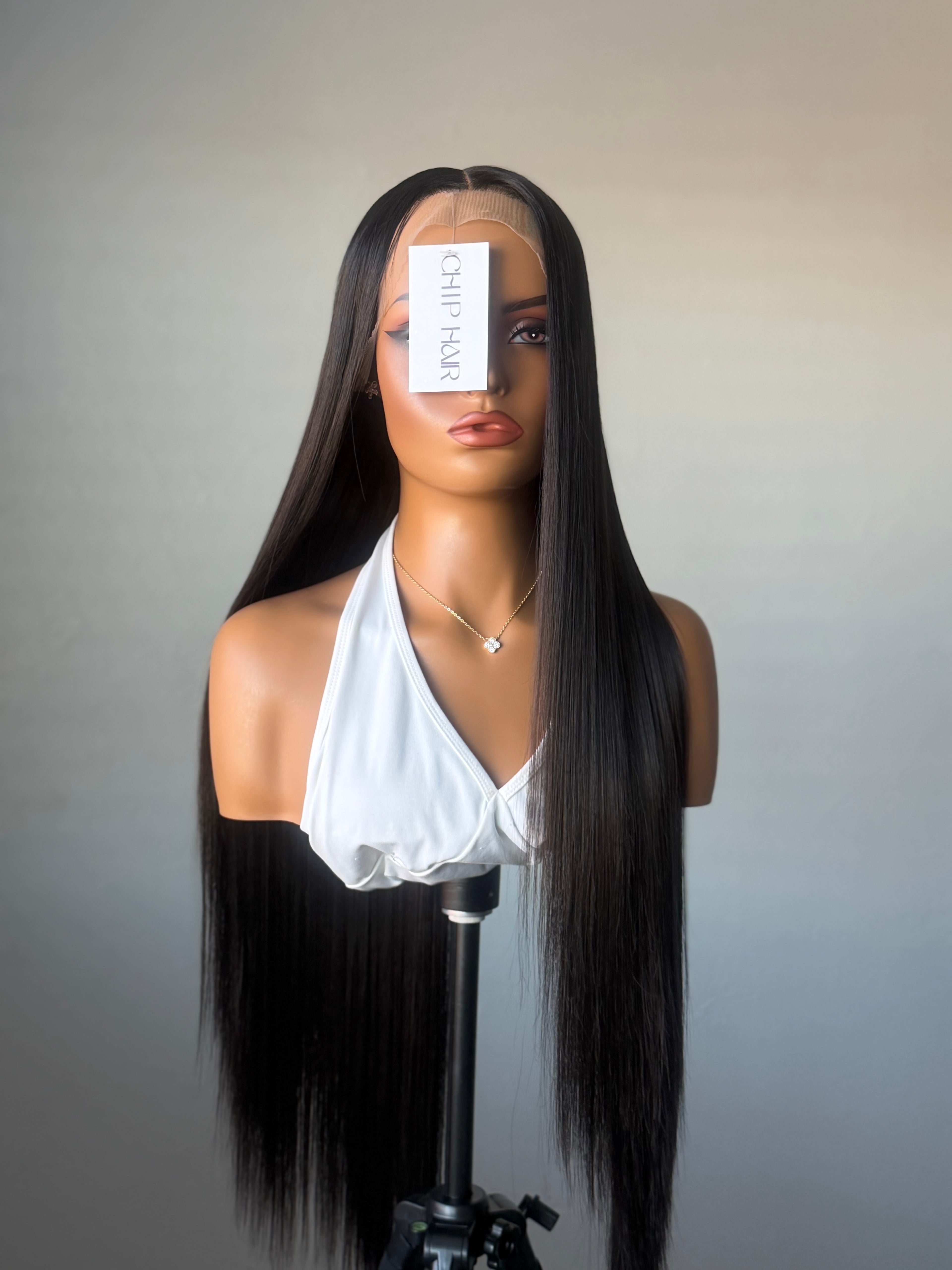 Black Straight 32” Wig