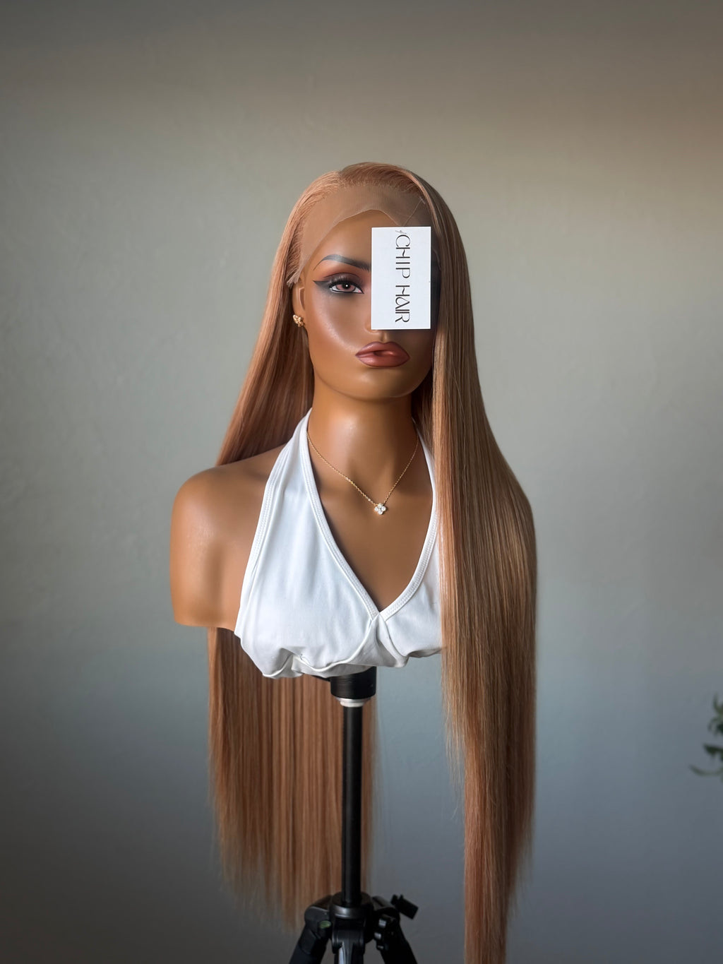 Bronze Straight 32” Wig