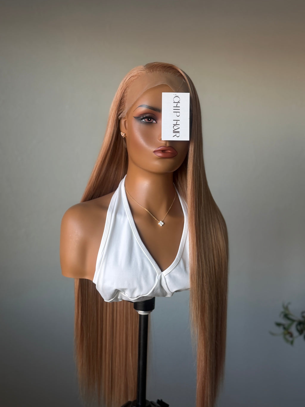 Bronze Straight 32” Wig