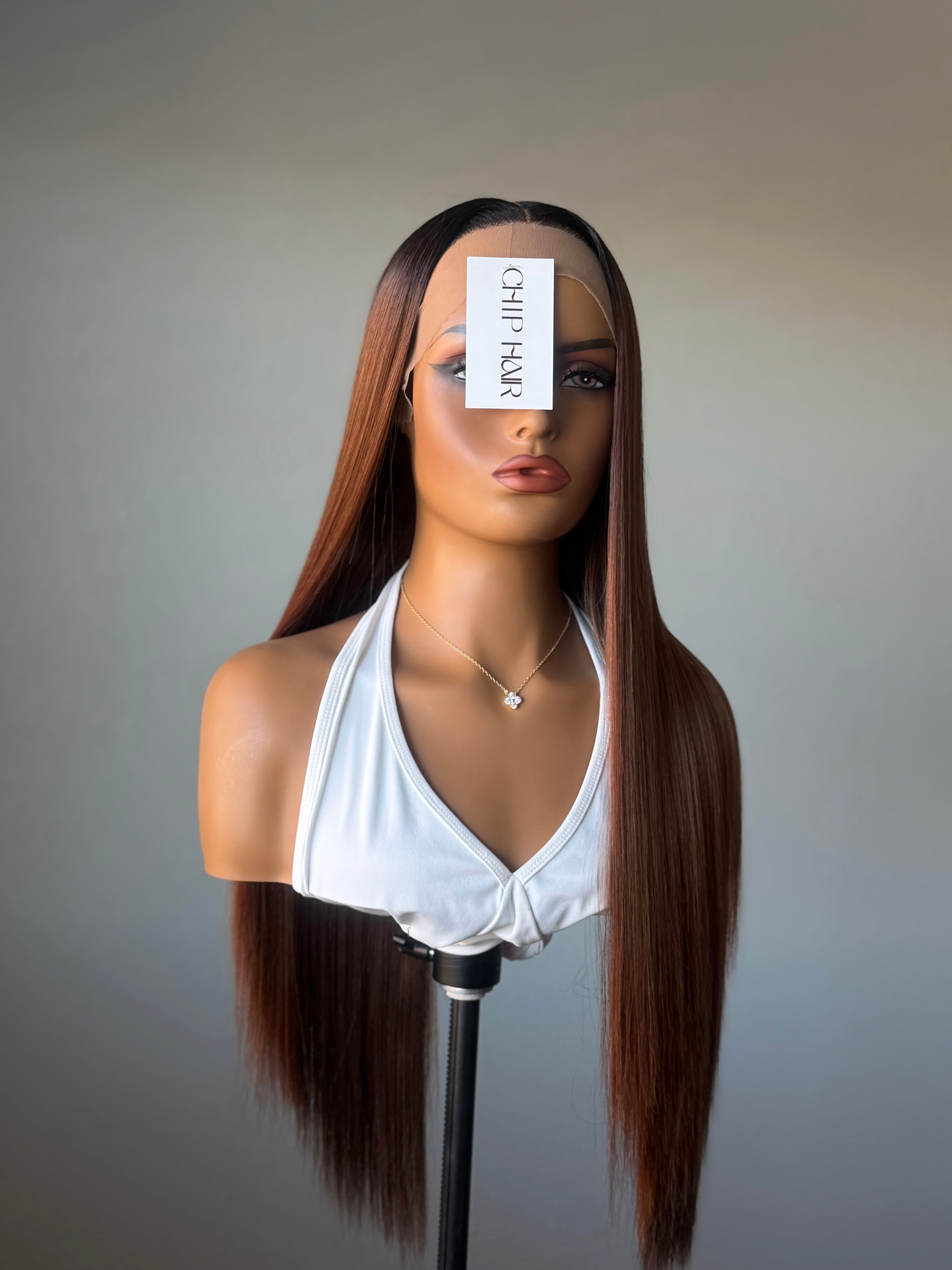 Chestnut Straight 26” Wig