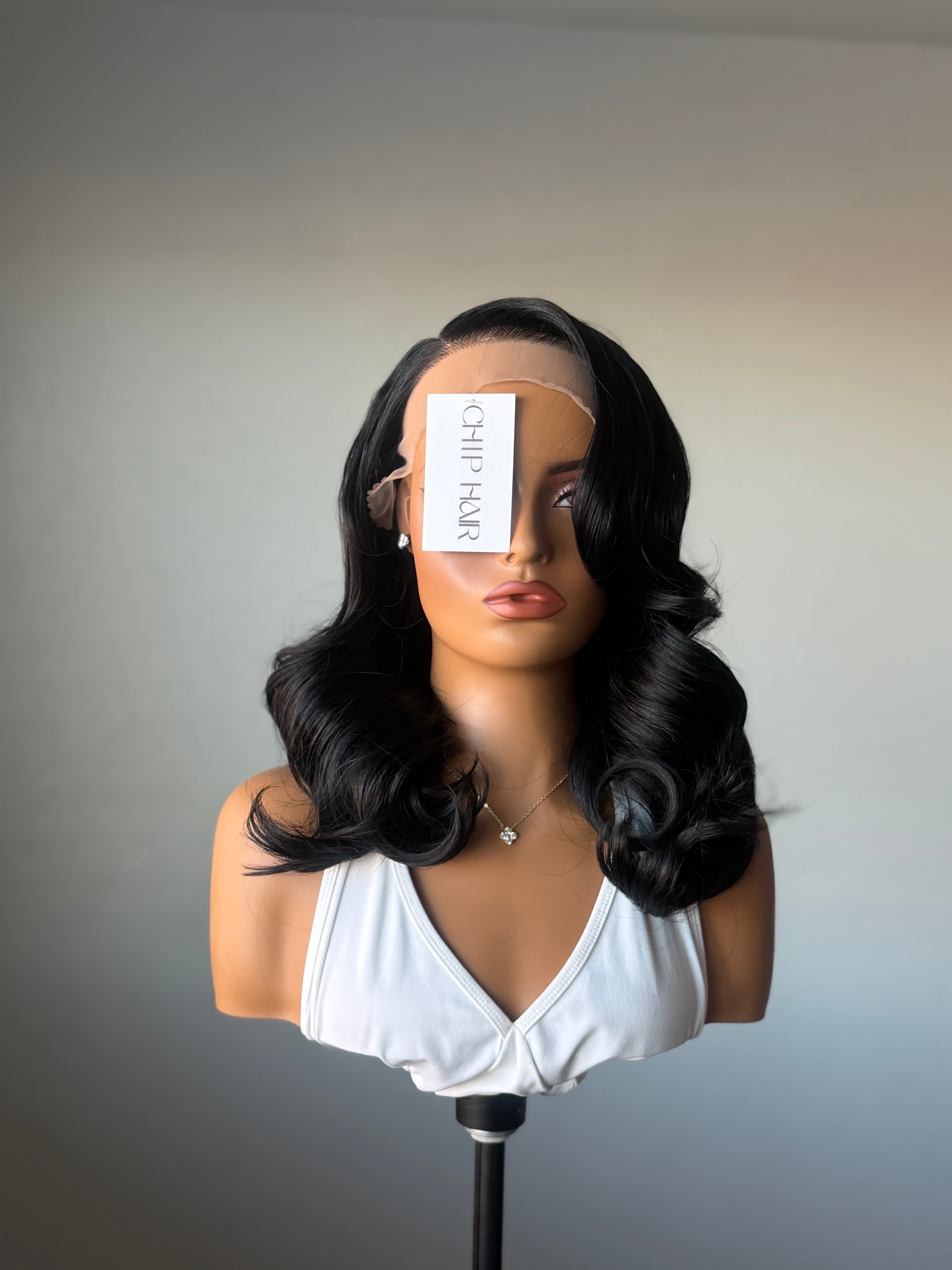 Black wave 18” wig