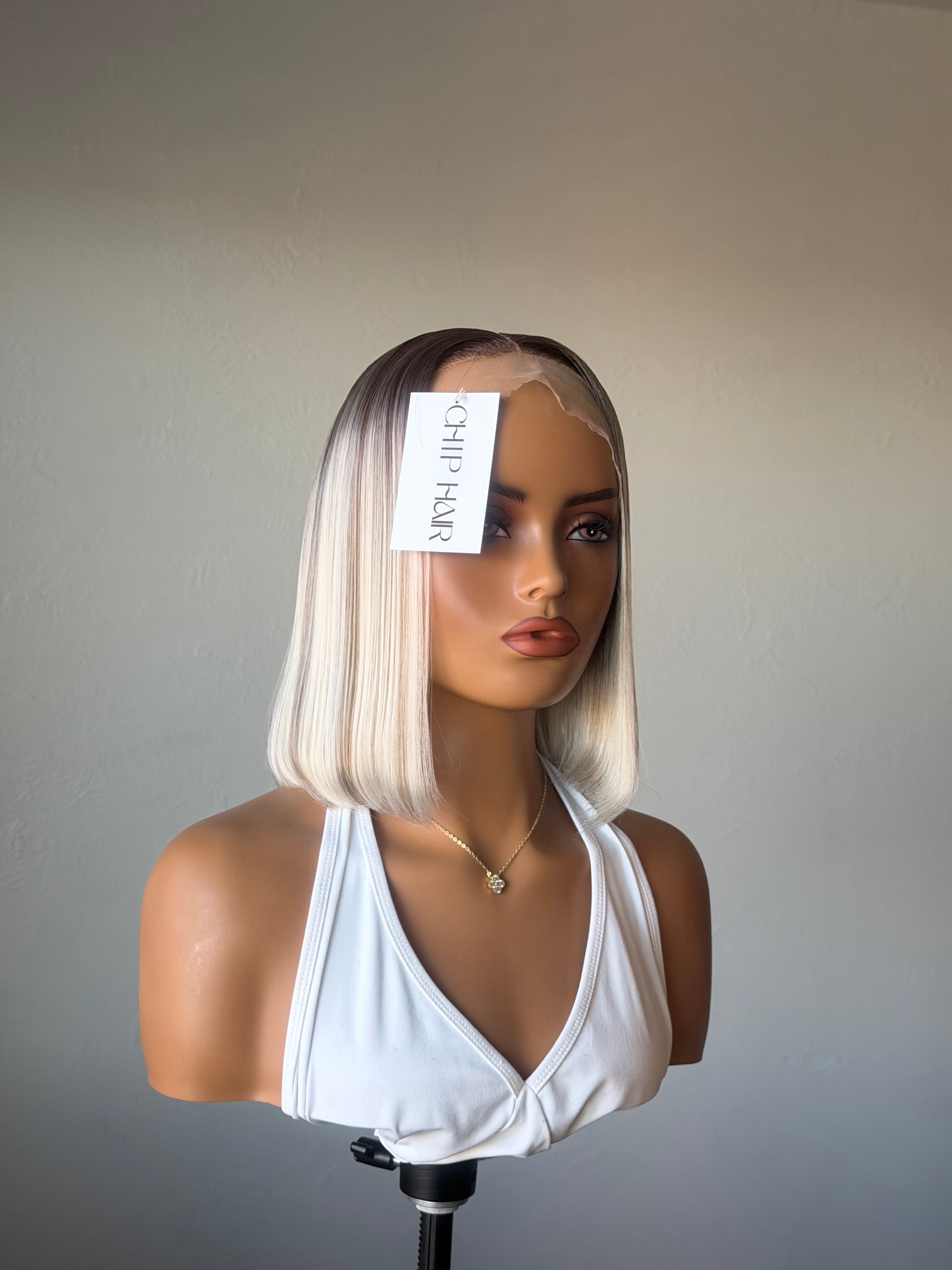 Platinum Bob 10” Wig