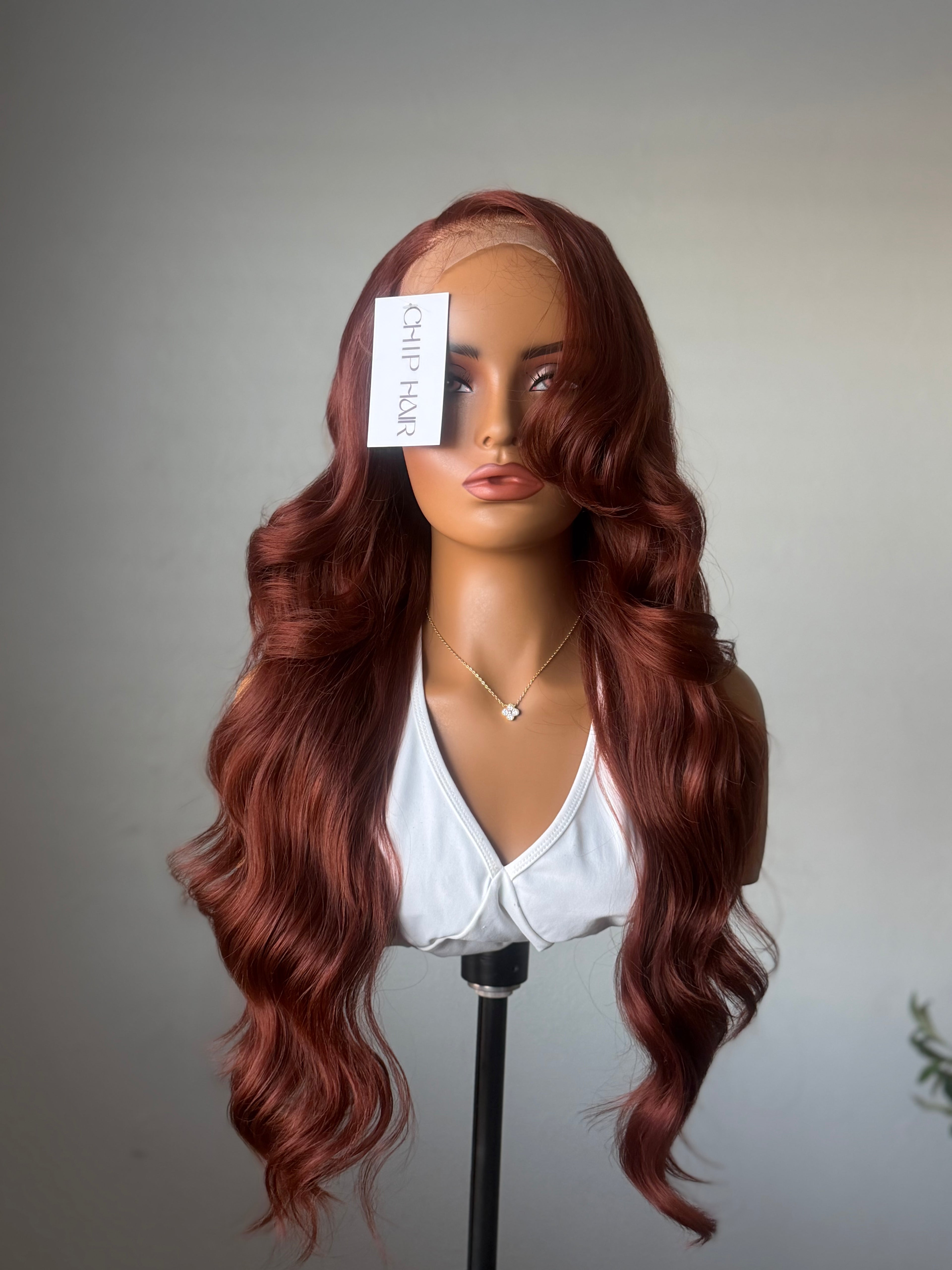 Auburn wave 26” Wig