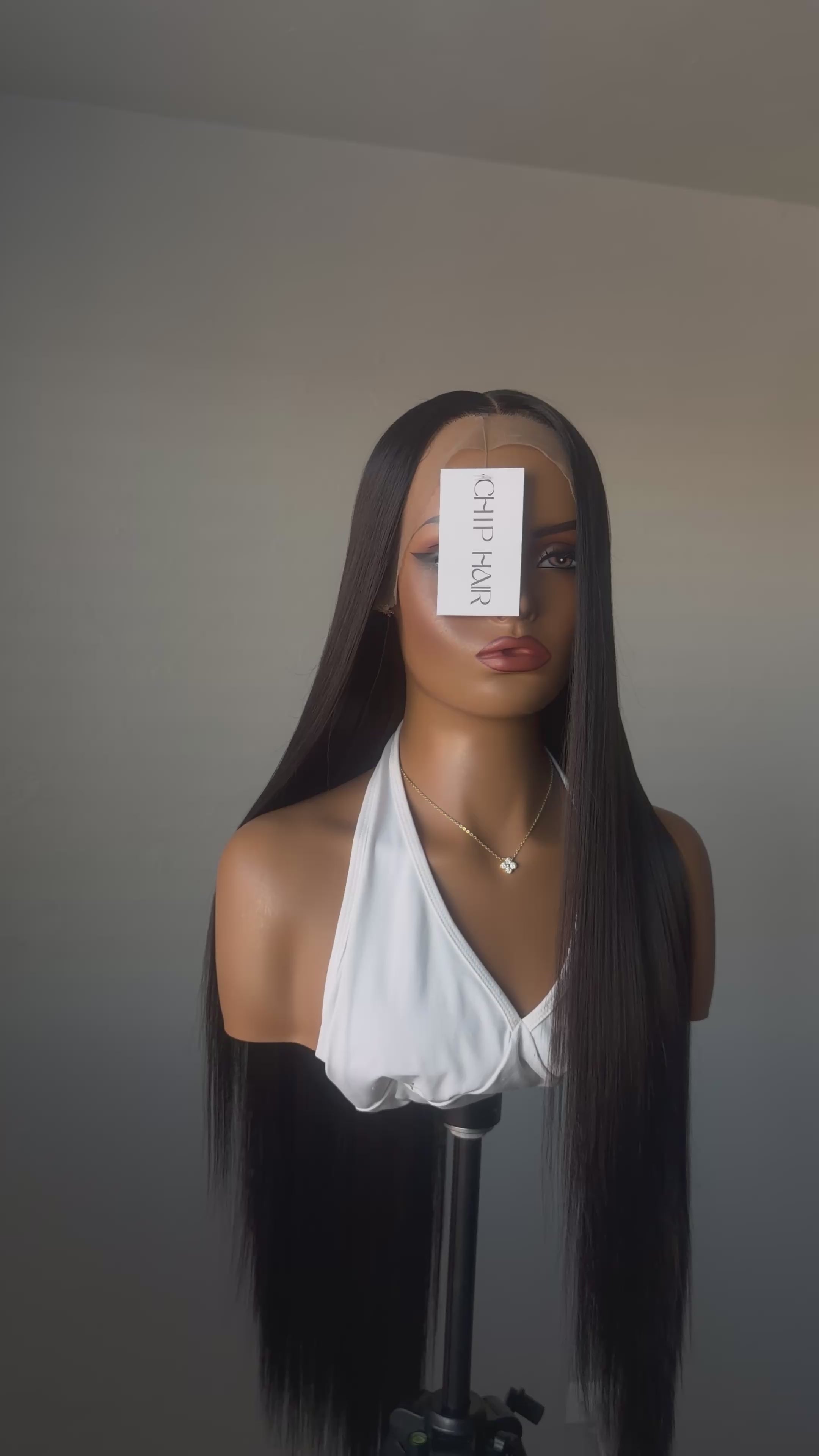 Black Straight 32” Wig