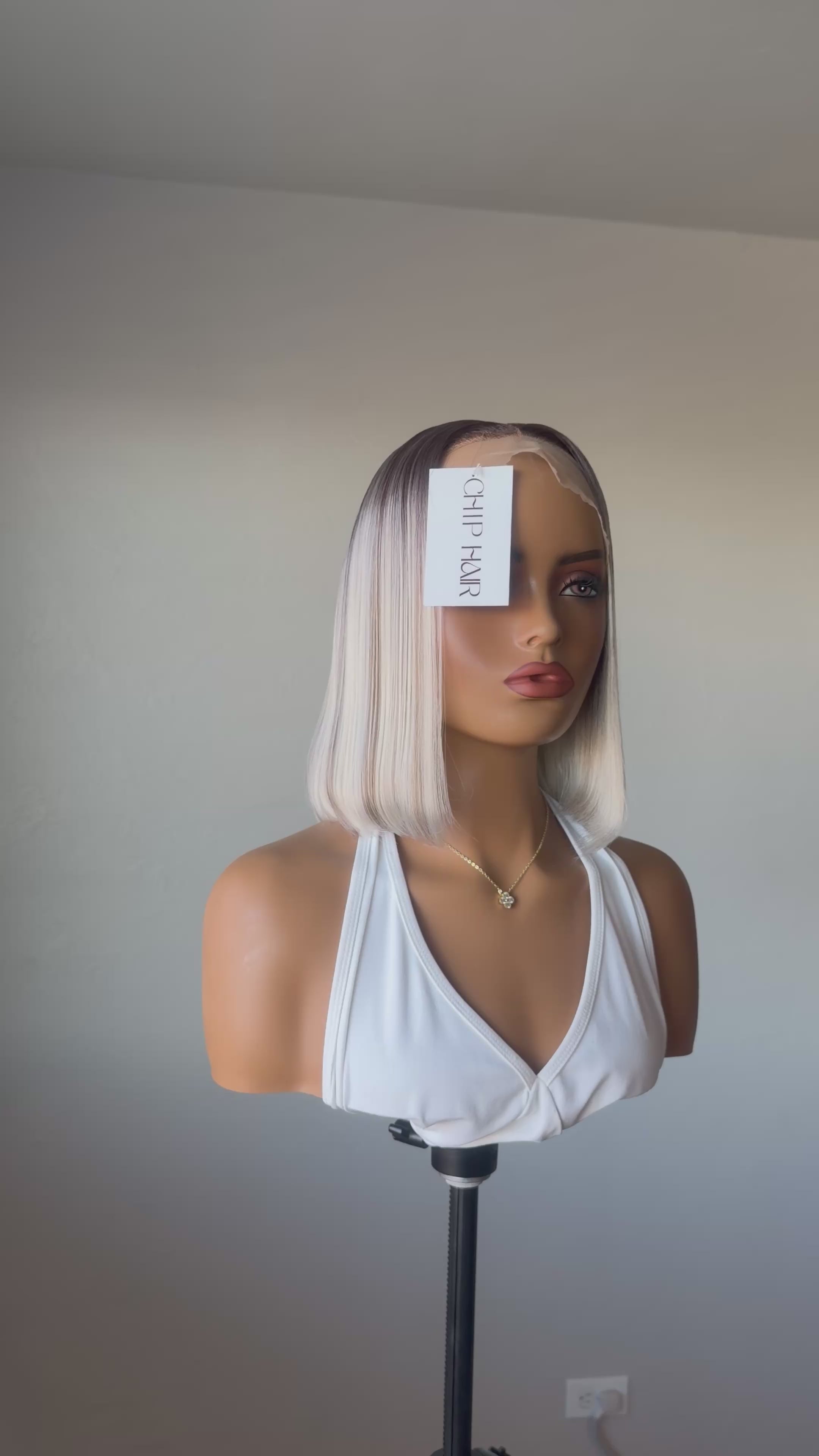 Platinum Bob 10” Wig